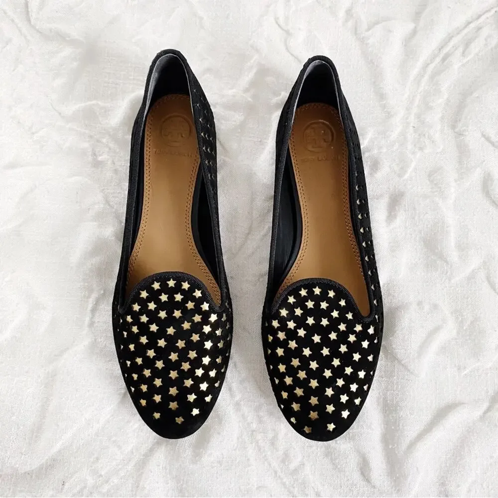 Tory Burch Olympia Star Genuine Calf Hair Loafer Size 6